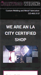 Mobile Screenshot of hollywoodwelding.com