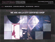 Tablet Screenshot of hollywoodwelding.com